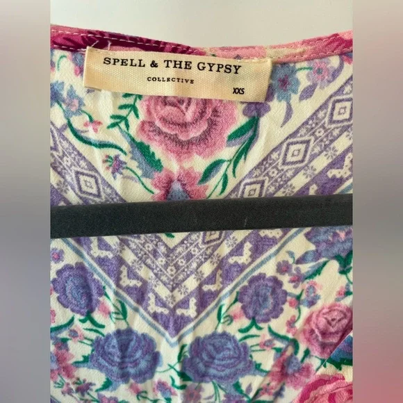 SPELL & The Gypsy Babushka Mary Kate Gown lavender oversized fit with bra - Picture 12 of 14